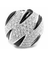 Authentic Cartier Panther Panthere Claw 18k White Gold Diamond Onyx Ring... - £13,134.93 GBP