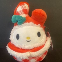 Squishmallows Hello Kitty 2023 Christmas My Melody 8” NEW - £13.12 GBP