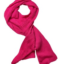 Style Co Solid Ribbed Muffler Hot Pink New - £3.98 GBP