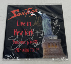 Savatage - Live In New York Sundance 3/19/88 &quot;MTN King Tour&quot; Autographed (No CD) - £176.93 GBP