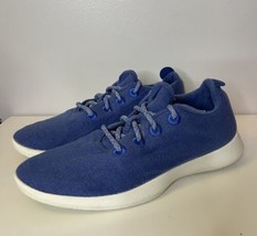 Allbirds Wool Runner Mens 11  Blue White Running Shoes - £22.39 GBP