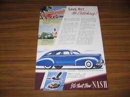 1938 Print Ad The 1939 Nash Car with &quot;Conditioned Air&quot; - $13.93