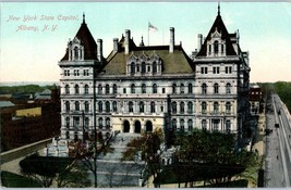 Aerial View New York State Capitol, Albany, New York Postcard - £11.69 GBP