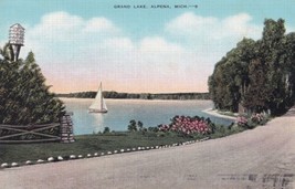 Alpena MI Michigan Grand Lake Postcard E03 - £3.13 GBP