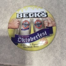 1980s 90s Becks Oktoberfest Drinking Beer German Pinback Pin Button Fun ... - £3.93 GBP