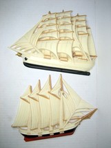 Burwood Homco Sailing Ships Wall Art Plaques Seaside Nautical Decor 1995... - £10.21 GBP