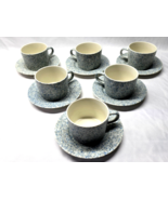 SIGNATURE HOUSEWARES Japan Stoneware 12pc Cup &amp; Saucer TABLEROCK GRAY - ... - $55.61 CAD