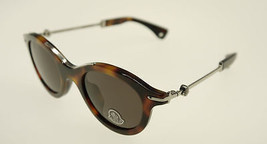 MONCLER MC513-03 SANCY Tortoise Silver / Gray Sunglasses MC 513 03 47mm - £135.52 GBP