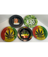 Lot Of New Hippie Ashtrays Lot Various Styles 5.5” - £8.88 GBP