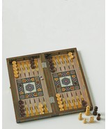 Smithsonian Mosaic Backgammon/Chess/Checkers Set - £55.94 GBP