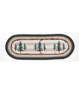 Earth Rugs OP-116 Tall Timbers Oval Patch Runner 13&quot; x 36&quot; - £34.88 GBP