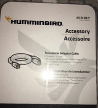 HUMMINBIRD AS SI DB Y TRANSDUCER ADAPTER CABLE 720055-1-NEW-SHIPS N 24 H... - £108.16 GBP