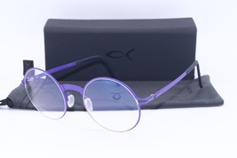 New Blackfin Bf 725 Bayview Col. 475 Purple Titanium Authentic Eyeglasses 49-21 - £103.89 GBP