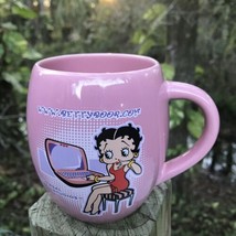 HTF 2001 Universal Studios Betty Boop Computer Coffee Mug Cup Cartoon PinUp Girl - £27.41 GBP