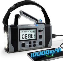 The Ir688 Gray Usb Phone Charger Features An Lcd Digital Am/Fm/Sw Solar Hand - $62.50