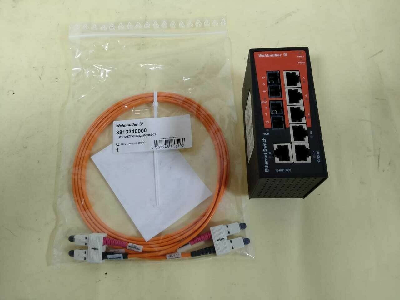 Weidmuller IE-SW-BL08-6TX-2SC 1240910000 Rev. 1.2.0 ethernet Switch 1201... - $695.00