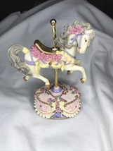 San Francisco Music Box Company Carousel Horse Plays Memories W/original... - $17.82
