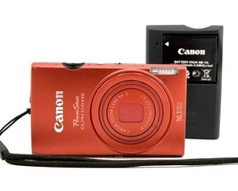 Canon PowerShot ELPH 110 HS Digital Camera RED 16.1MP 5x Zoom Tested - $429.00