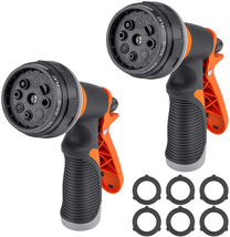 2 Packs Water Hose Nozzle, Garden Hose Sprayer for Watering Plants, Cleaning Hou - £18.84 GBP