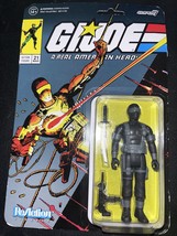 Gijoe Snake Eyes Super 7 Re Action Action Figure G.I. Joe Moc Sealed - New!! - £7.43 GBP
