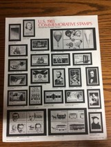 USPS #185 Commemorative Collections Stamp Poster 1983 Vintage - $19.14