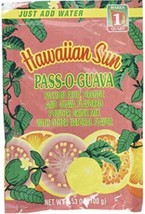 Hawaiian Sun Pass O Guava Drink Mix 3.53 Oz (Pack Of 12) - £101.27 GBP