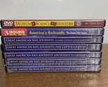 LOT Of 5 Great American Rail Journeys And 2 Other Train Railroad DVDs Us... - £13.09 GBP