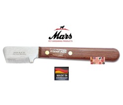 Mars 326 Short/Wide Slant Tooth Stripping Knife Knives Dog Coat Carding Stripper - £23.50 GBP