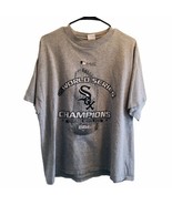 Y2K VTG CHICAGO WHITE SOX World Series Champions T Shirt 2005 XL - $450.46 MXN