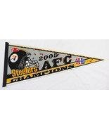 2005 Pittsburgh Steelers AFC Champions 12x30&quot; Felt Pennant - £15.56 GBP