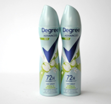 Degree Antiperspirant Deodorant Dry Spray Apple and Gardenia 3.8 oz 09/24 (2) - £17.38 GBP