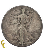 1938-D Argent Marche Liberty Demi Dollar 50C ( Fin, F État) - $2,648.22 MXN