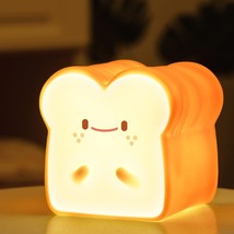 Baby Night Light, Cute Bread Toast Lamp for Kids Room, Timer Auto Shutoff - £22.72 GBP