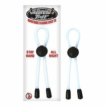 Nasstoys Mack Tuff Adjustable Silicone Cock Tie Clear - $15.53