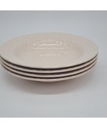 ♻️ Mikasa Gemtone Peach Large Rim Soup Bowls Set Of 4-Pc - $1,621.23 MXN