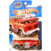 Hot Wheels 2011 5 Alarm Fire Truck HW City Works 178/244 RED - $17.77