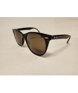 Ray Ban Wayfarer II Sunglasses Polarized Brown RB2185 3P Italy 55-18-145... - $1,052.32 MXN