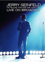 Jerry Seinfeld Live on Broadway: I&#39;m Telling You for the Last Time, New DVD, Jer - £4.46 GBP