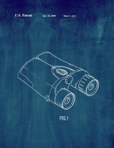 Binoculars  Patent Print - Midnight Blue - $7.95+