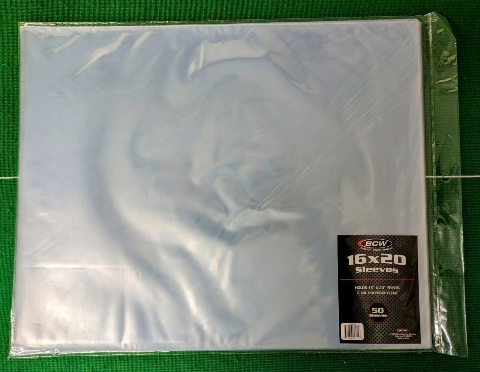 1 pack of 50 BCW 16&quot; x 20&quot; Oversized Art Print Sleeves - $19.59