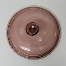 8 3/8&quot; Lid Cranberry Glass Replacement V-25-C Lid V25C - £6.79 GBP