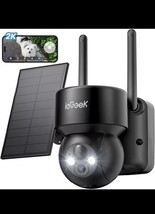 ieGeek 360°Wireless Solar PTZ Battery Camera Wireless wifi Security CCTV... - $940.68 MXN