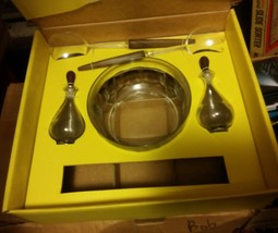 006 VTG Rare Colgate Palmolive Salad Set Arcoroc Glass France Original Box Promo - £39.08 GBP