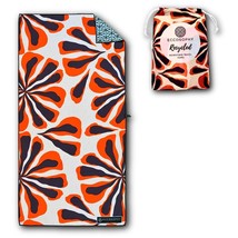 Microfiber Beach Towels Made From Recycled Plastic Bottles - 71X35 Inch Quick Dr - £43.95 GBP