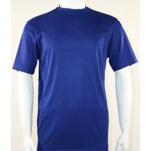 Men Dressy T-Shirt  Log-In Uomo Crew Neck Silky Short Sleeves 218 Midnight Blue image 2