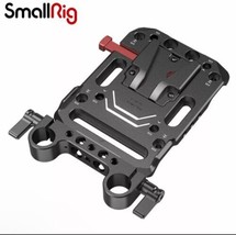 SmallRig Aluminum V-Lock Mount Battery Plate with Dual 15mm LWS Rod Clam... - £30.78 GBP