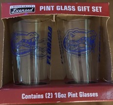 UF Florida Gators Albert Pint Beer Glass Gift Set Official Licensed - $14.73