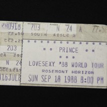 1988 Prince Lovesexy World Tour Concert Ticket Stub Sep 18 1988 Rosemont... - £20.03 GBP