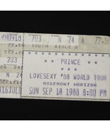 1988 Prince Lovesexy World Tour Concert Ticket Stub Sep 18 1988 Rosemont... - £20.28 GBP
