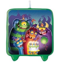 Monster Mania Candle / Cake Topper 3&quot; Tall (Fast Shipping) - £2.38 GBP